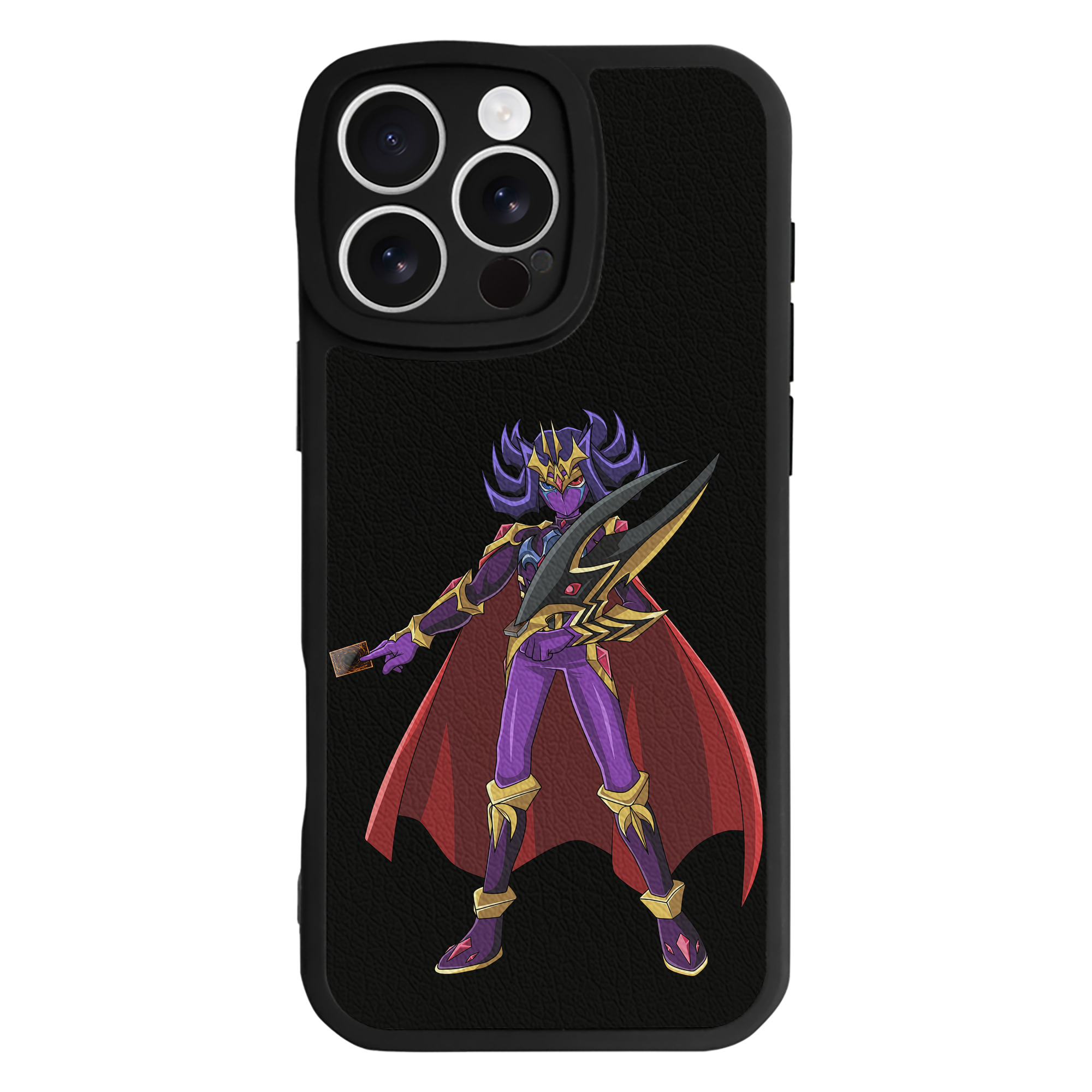 遊☆戯☆王 Yu-Gi-Oh! 【iPhone 16シリーズ対応】シリコンスマホケース（レザー調） 材質：シリコン